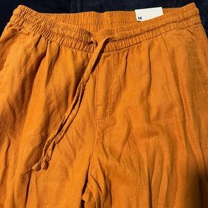 Old Navy Linen Pants - mustard color